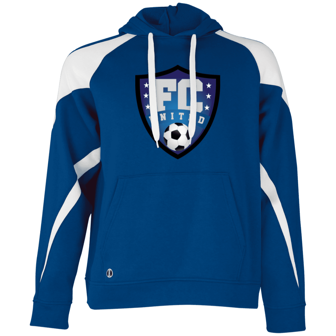 FC United Athletic Colorblock Fleece Hoodie - 931 Graphics